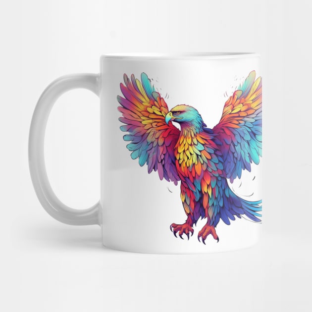 Colorful Eagle #2 by Chromatic Fusion Studio